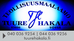 Teollisuusmaalaamo Tuure Hakala logo